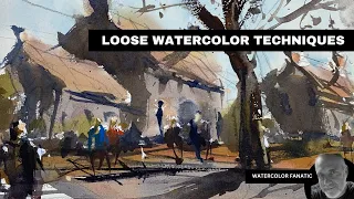 Watercolor Landscape Tutorial Painting Fast and Loose