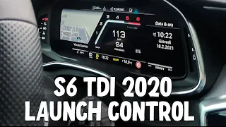 Audi S6 V6 TDI BiTurbo Acceleration - Audi S6 TDI Launch Control 0-100