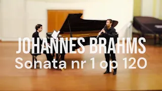 BRAHMS: Clarinet Sonata no 1 in F minor Op. 120 | Pablo Barragán & Federico Bosco