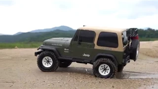 MST-CMX ll Jeep Wrangler YJ ll Scale Drive At The River