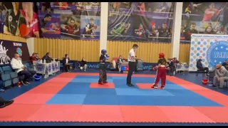 WAKO Kickboxing girl Light contact-47kg Chernigov