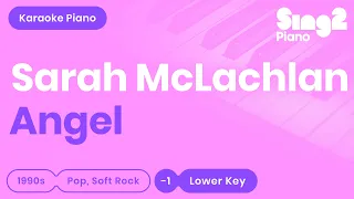 Sarah McLachlan - Angel (Lower Key) Karaoke Piano