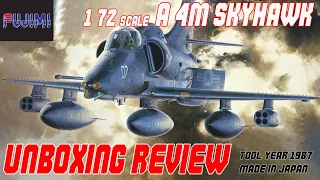 FUJIMI 1/72 DOUGLAS A-4M SKYHAWK UNBOXING REVIEW