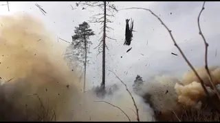 10 kg Ammonal (AN/AL; Ammonium Nitrate + Aluminium) Explosion