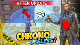 After UPDATE Is CHRONO USELESS? //  क्या UPDATE के बाद CHRONO को  USE करना चाहिए?//Free Fire CHARONO