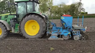 SOWING OATS WITH A LEMKEN SAPHIR 7 AND JOHN DEERE 6155R (part 2)