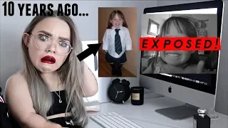 REACTING TO OLD PHOTOS FROM 10 YEARS AGO 2009 VS 2019 ** UNSEEN FOOTAGE **