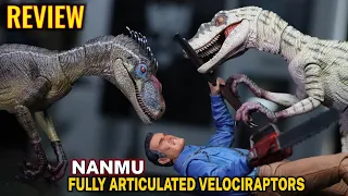 NANMU VELOCIRAPTORS FULLY ARTICULATED FIGURES REVIEW