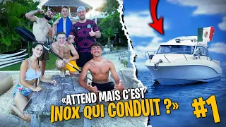 Inoxtag nous ramène à la Villa du Mexique en Bateau ! #1