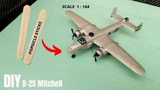 B-25 Mitchell | Full build a aircraft model #aeroplane   #diyairplane