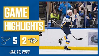 Game Highlights: Blues 5, Predators 2