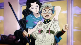 Josuke and Jotaro plan to help Koichi escape from Yukako - 仗助と承太郎は康一が由花子から逃げるのを手伝おうと計画する