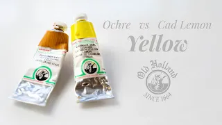 Ochre vs Cadmium Lemon Yellow