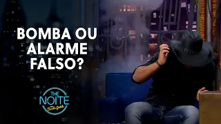 Os sertanejos não esperavam por esse susto durante a entrevista | The Noite (21/04/21)