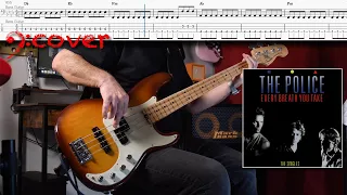 The Police - Every Breath You Take - Bass Cover with Tabs in 4K
