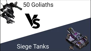 15 Siege Tanks vs 50 Goliaths