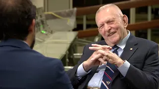 NASA flight director Gene Kranz talks about landing men on the moon