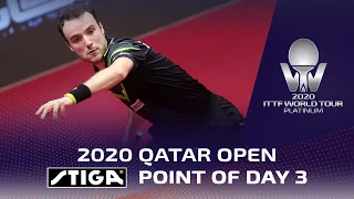 Stiga Point of the Day 3 | 2020 ITTF Qatar Open