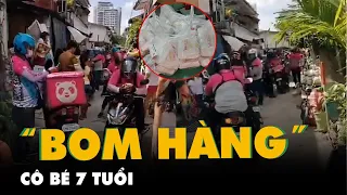 Bé 7 tuổi "bom hàng" của 42 shipper