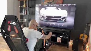 Fanatec DD Pro F-GT Lite Deep Dive Wheel Base and Pedal install for Gran Turismo PS5