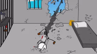 Escaping A Prison With A Jetpack? Henry Stickman