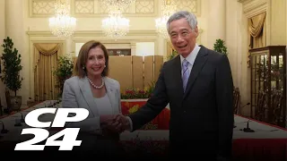 Pelosi met with Taiwan's president amidst heightened tensions with China