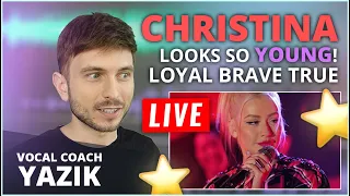 Vocal Coach YAZIK react to Christina Aguilera - Loyal Brave True (Live)