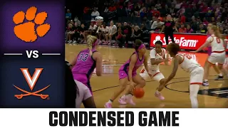 Clemson vs. Virginia Condensed Game | 2023-24 ACC Women's Basketball