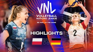 🇵🇱 POL vs. 🇩🇪 GER - Highlights Quarter Finals | Women's VNL 2023