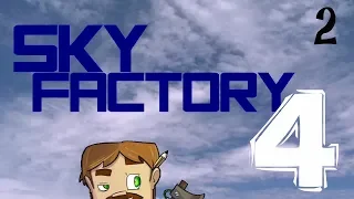 SkyFactory 4: Modded MInecraft: Episode 2: Cobble Stone Generator and Dirt Hacks!