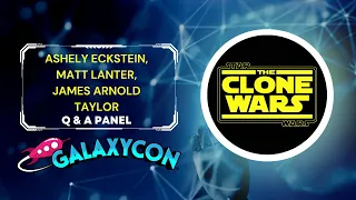 Clone Wars Cast at Galaxycon Austin Ashely Eckstein, Matt Lanter, James Arnold Taylor 2023