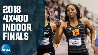 Women's 4x400 - 2018 NCAA Indoor Track and Field Championships
