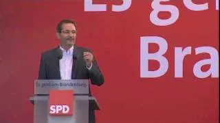 Wahlkampfauftakt mit Frank-Walter Steinmeier und Matthias Platzeck in Potsdam