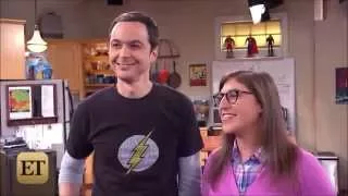 The Big Bang Theory -  Behind The Scenes - Jim Parsons and Mayim Bialik