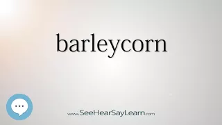 barleycorn - Smart & Obscure English Words Defined 🗣🔊