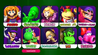 Mario Party Superstars #116 Space Land Donkey Kong vs Yoshi vs Peach vs mario