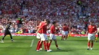 Peter Crouch Robot Celebration against Jamaica