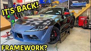 Rebuilding A Wrecked 2020 Toyota Supra Part 4