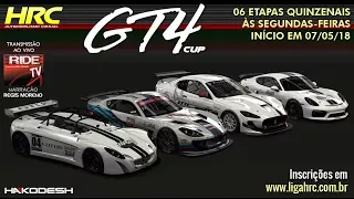 GT4 CUP | LIGA HRC | ASSETTO CORSA | MONZA | ETAPA 04 DE 06 | NARRAÇÃO RÉGIS MORENO