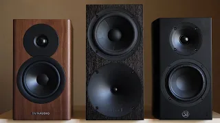 Three Danes! |  Buchardt S400 vs Dynaudio Evoke 10 vs System Audio SA5  | Premium Bookshelf Speakers