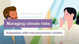 Managing Climate Risks and Adaptation with Macroeconomic Models