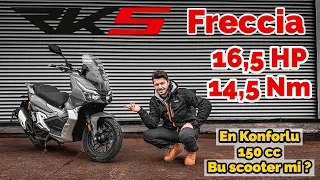 Çukurlardan Rahat Geç ? RKS Freccia 150 / Tam 16,5 HP