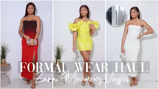 Formal Wear Try-on Haul - Zara, MewMews, Wolddress, Vesper 247 | Victoria Ezike ♡