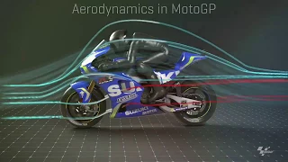 MotoGP - The aero-fairing keeping the front wheel grounded