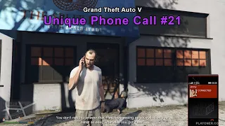 Trevor calls Jimmy after Fame or Shame - Unique Phone Call #21 - GTA 5