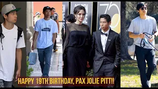 ★ The EVER Gentleman & Protective Son of Angelina Jolie....Handsome Pax is Already 19!!★