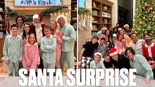 FULL BINGHAM FAMILY CHRISTMAS SECRET SANTA REVEAL AND GIFT EXCHANGE WITH SURPRISE VIST FROM SANTA!