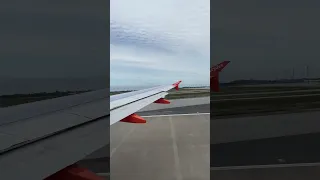 EasyJet A320 takeoff from Berlin Brandenburg Airport