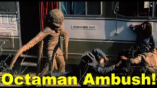 OCTAMAN AMBUSH! (Octaman - 1971) - Creature Clips