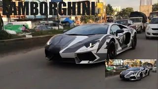 Wrapped Lamborghini Crazy Driver | Acceleration | INDIA/ LAMBORGHINI CRAZE/ INDIA